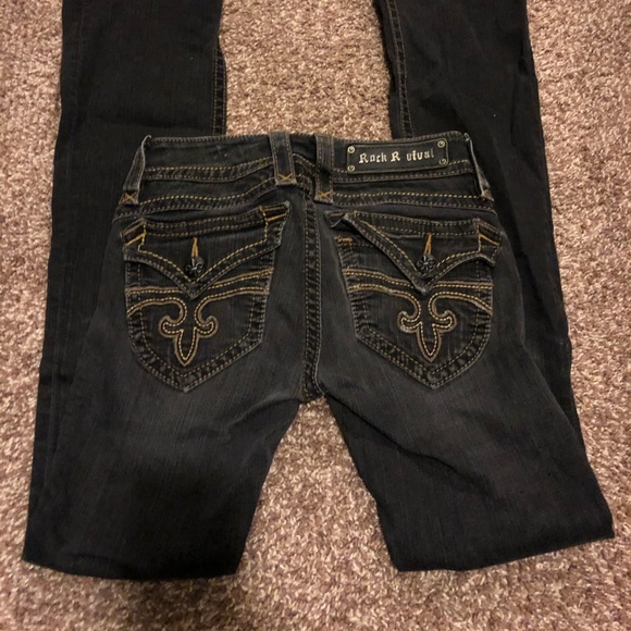 Rock Revival Bootcut Jeans Size 26 - Picture 1 of 4